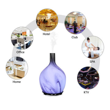 Colored Glass Diffuser Essential Oil Aromatherapy
