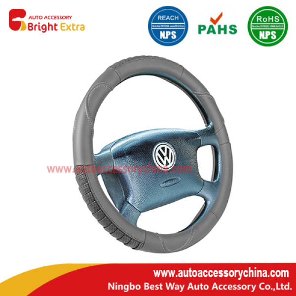 Comfort Grip Steering Wheel Cover Grey