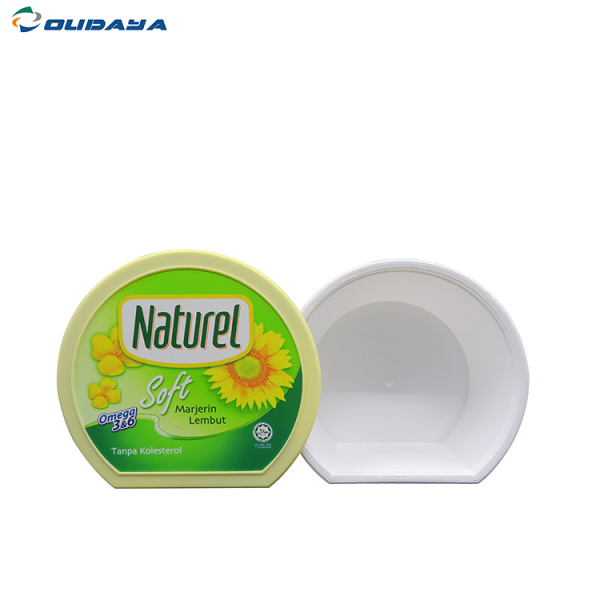 oval plasitc pp butter container