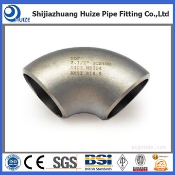Stainless steel pipe fittings 90  degree elbow