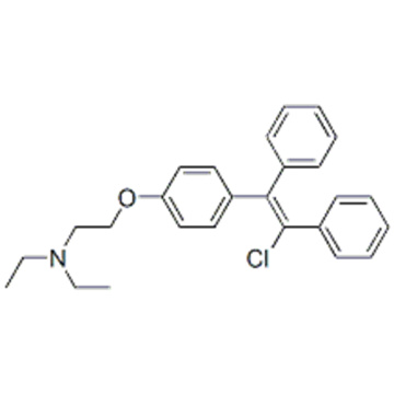 Ethanamine,2-[4-(2-chloro-1,2-diphenylethenyl)phenoxy]-N,N-diethyl CAS 911-45-5