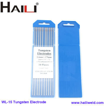 Tungsten Tig welding electrode WL15