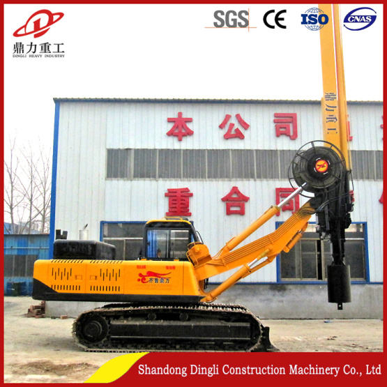 Dingli manufactures 20-70 meters deep rotary drilling rig