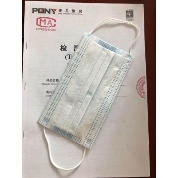 Ears hanging disposable non medical protective mask