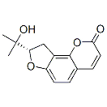 2H-Furo[2,3-h]-1-benzopyran-2-one,8,9-dihydro-8-(1-hydroxy-1-methylethyl) CAS 3804-70-4