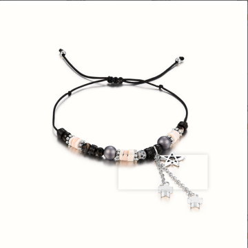 Handmade Adjustable sea shell  Wrap Bracelet Bohemian String Braided Beads Anklets Gifts for Women Girls