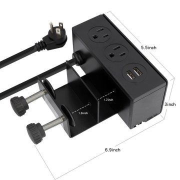 Clamp Mount Power Outlet Strip B