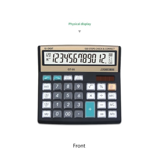 120 Steps Desktop Calculators with Two-way Power