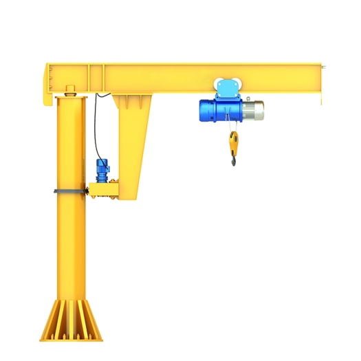 Mobile jib crane with wheels for sale