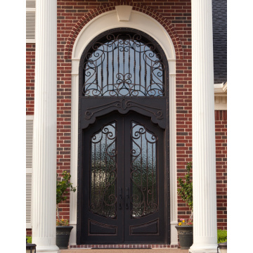 Luxury and Generous Iron Entrance Doors