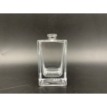Men spray 50ml clear square glass perfume bottle