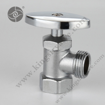 Chrome plating angle valve