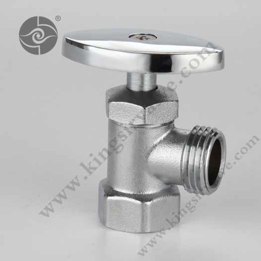 Chrome plating angle valve
