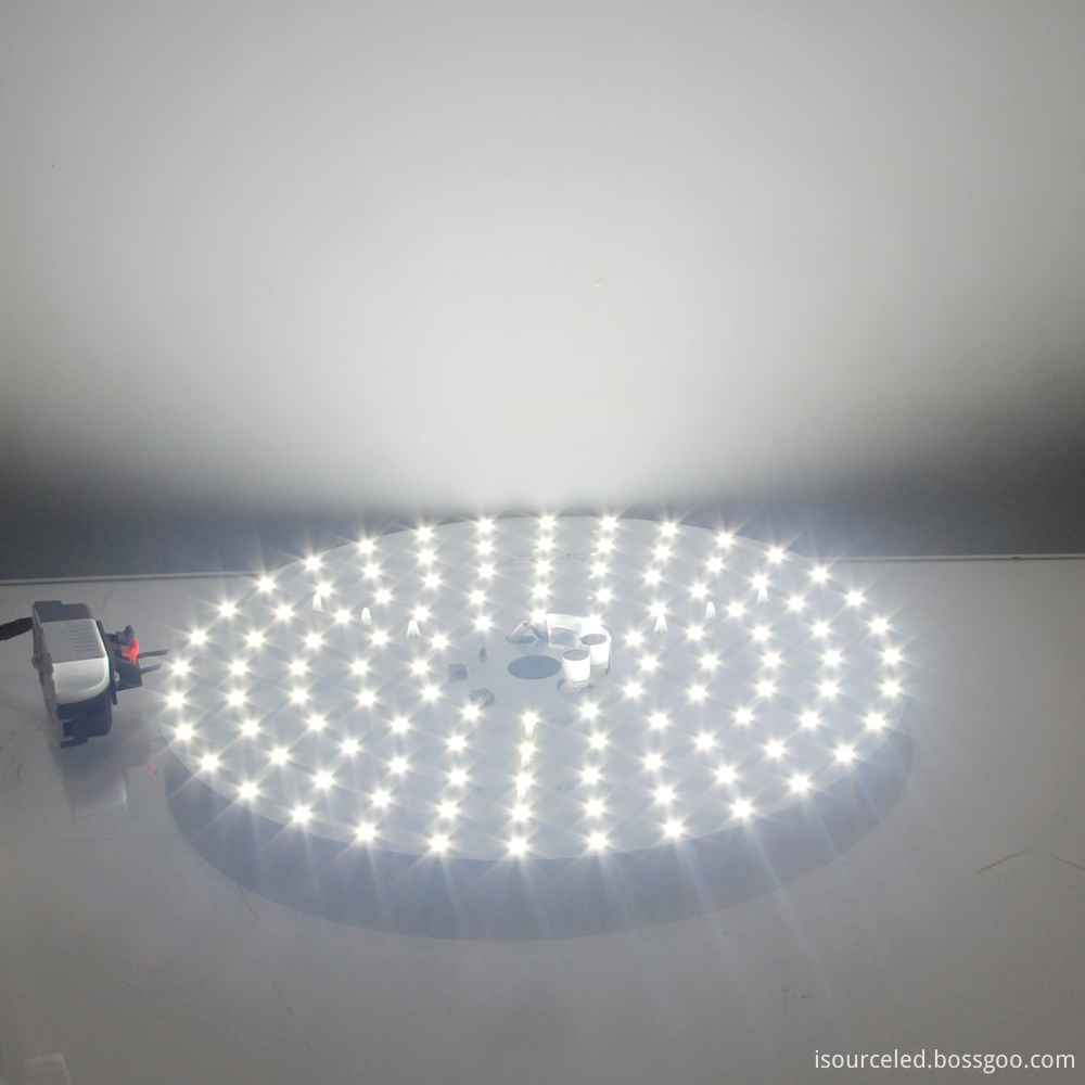 Luminescence Chart of 220v smd 2835 Round  AC LED Module