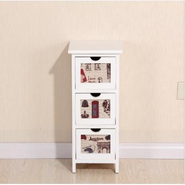 Home Antique 2 layers Storage Nightstands
