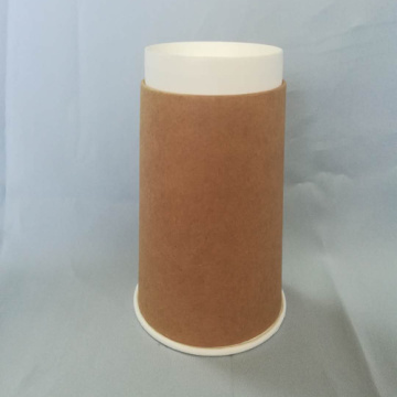 Disposable Kraft Printed Coffee Paper Cup Double Wall