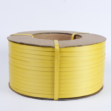 Hot sales yellow color plastic bundle packing strap