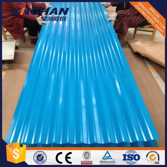 DX51D CSC galvanized colored corrugated metal roofing sheet