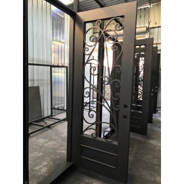 New Design Clear Price Iron Gate Steel Door