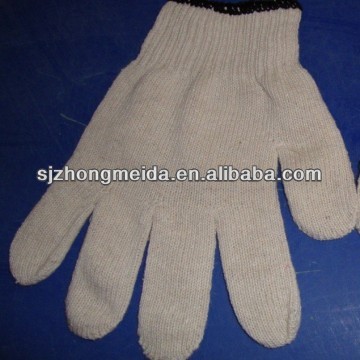 cotton knitted gloves /string knitted gloves