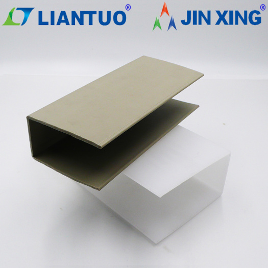 Natural 3mm Thickness Extruded Plastic U-Shape PP Profile