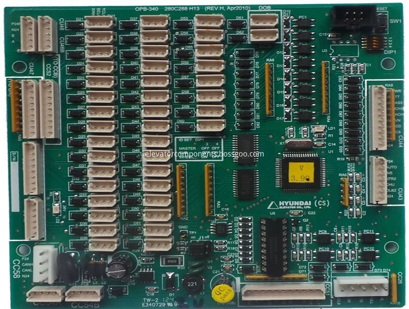 COP Communication Board OPB-340 for Hyundai Elevators STVF7 