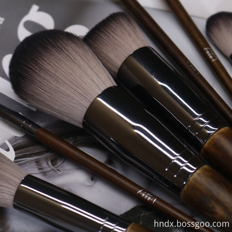 14 Solid wood Makeup Brush 5