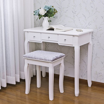 Vanity Dressing Table Makeup Table with Mirror Wooden Dressing Table Designs
