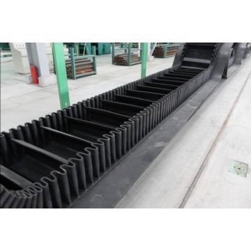 Belt Conveyor With Corrugated Sidewall