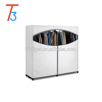 2 Door Assemble Fabric Portable Wardrobe