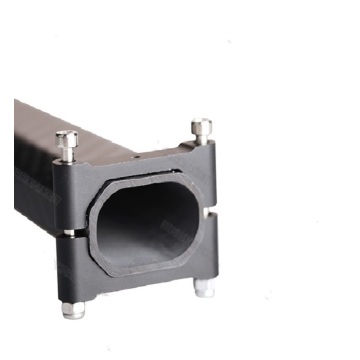 First service cnc aluminum tube clamp for helicopter