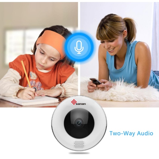 Panoramic Surveillance WiFi Camera