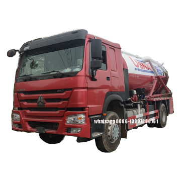 Brand New SINOTRUCK HOWO 4X212CBM Sewage Suction Truck