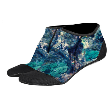 Seaskin Camoflague Neoprene Socks with Glide Skin Hemming