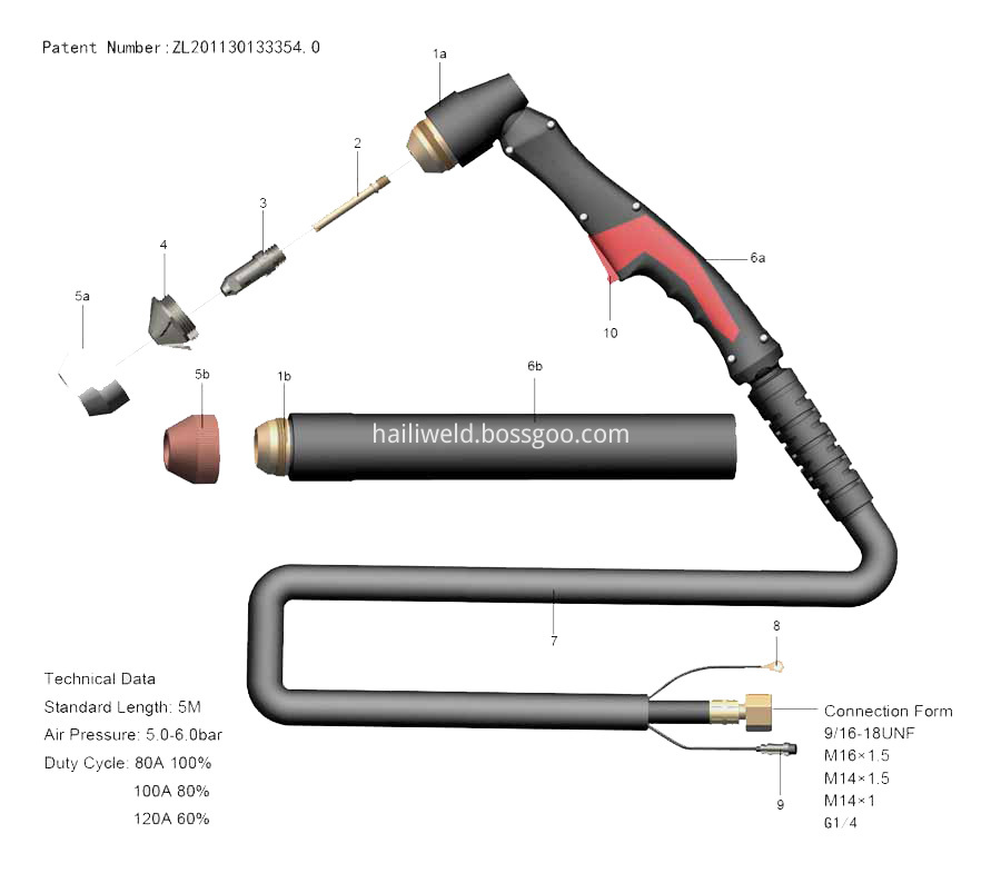 125 125p Plasma Cutting Torch