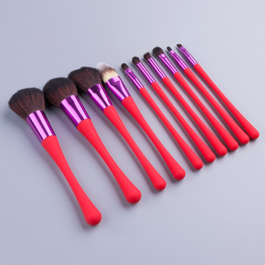 2020 private label gold Red makeup brushes Set