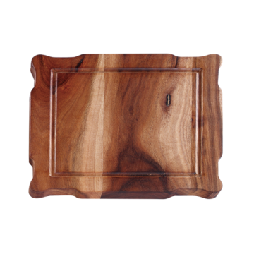 Acacia wood original board with well