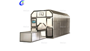 Stainless steel fuel or gas cremation machine