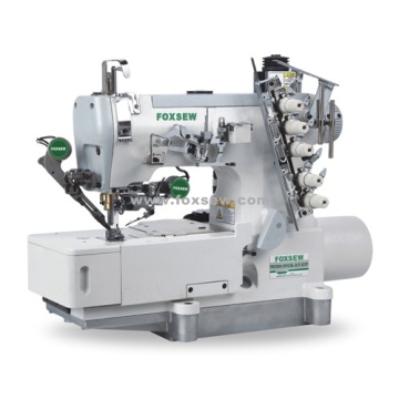 Direct Drive Flatbed Interlock Sewing Machine with Top and Bottom Thread Trimmer