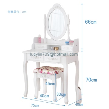 Bedroom North European white dresser mini type mini economy make-up table multifunction assembly simple dressing table