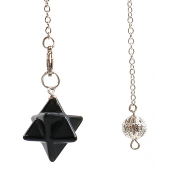 Crystal pendulum Melkaba star semi jewel Pendant