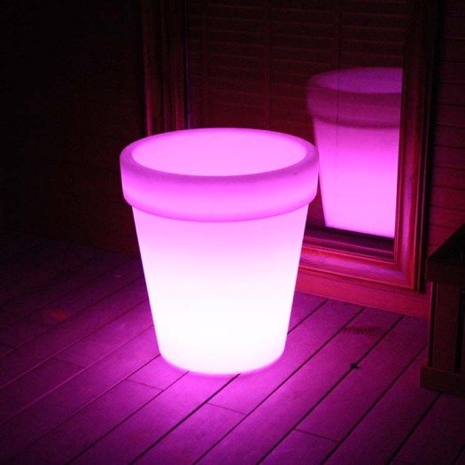 LED Furniture Remote Control Flower Pot
