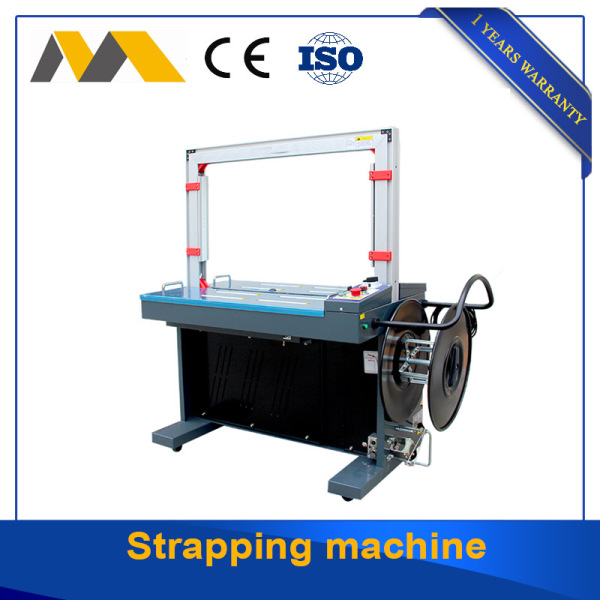 Adjustable speed strapping machine with exported standard