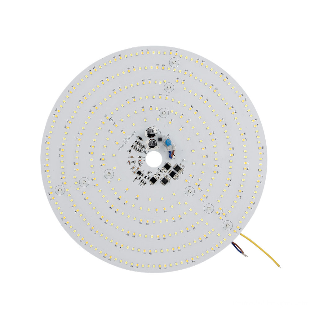 Front side of a colorable 24W light source module