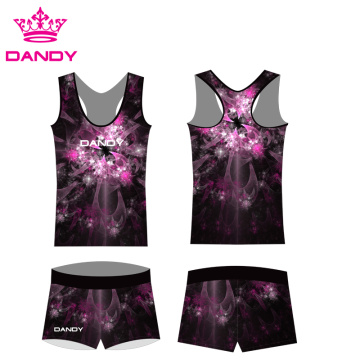 Sublimation Printing Fancy Spark Cheerleading Outfits