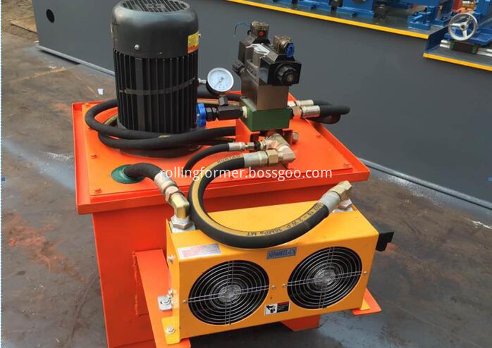 hYDRAULIC STATION OF THE cu STUD ANF TRACK ROLLFORMERS