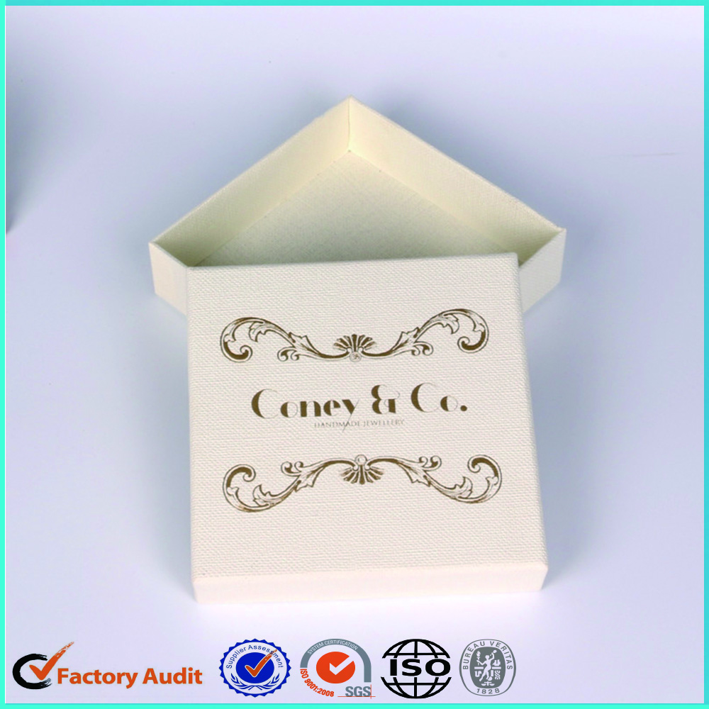 White Jewellery Paper Boxes With Logo