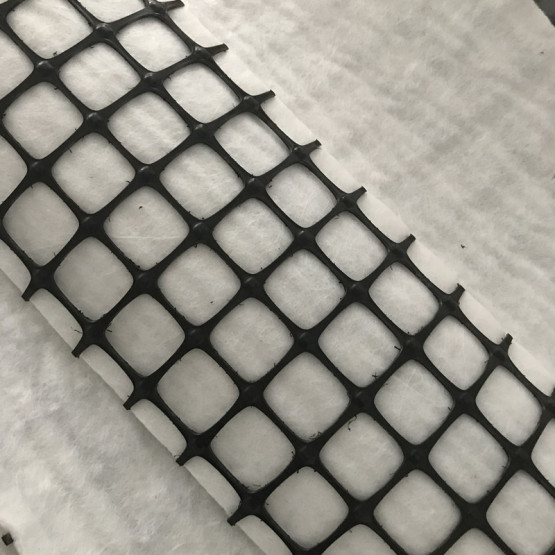 Plastic PP Geogrid Composite Nonwoven Geotextile