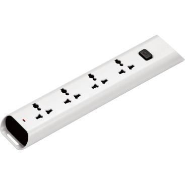 Master switch 4 ways Universal extension socket