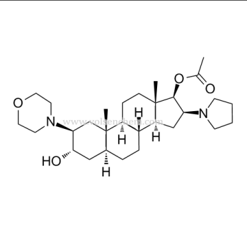 CAS 119302-24-8,(2b,3a,5a,16b,17b)-17-Acetoxy-3-hydroxy-2-(4-morpholinyl)-16-(1-pyrrolidinyl)androstane[Rocuronium Bromide]